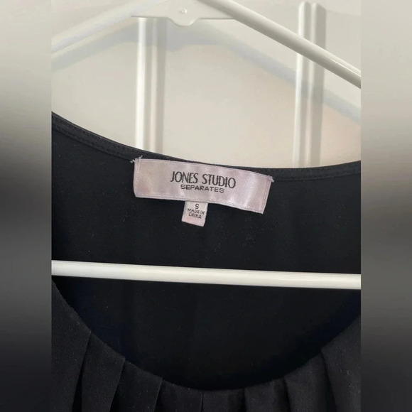 Jones Studio Separates Black Small Sleeveless Blouse - Picture 4 of 5
